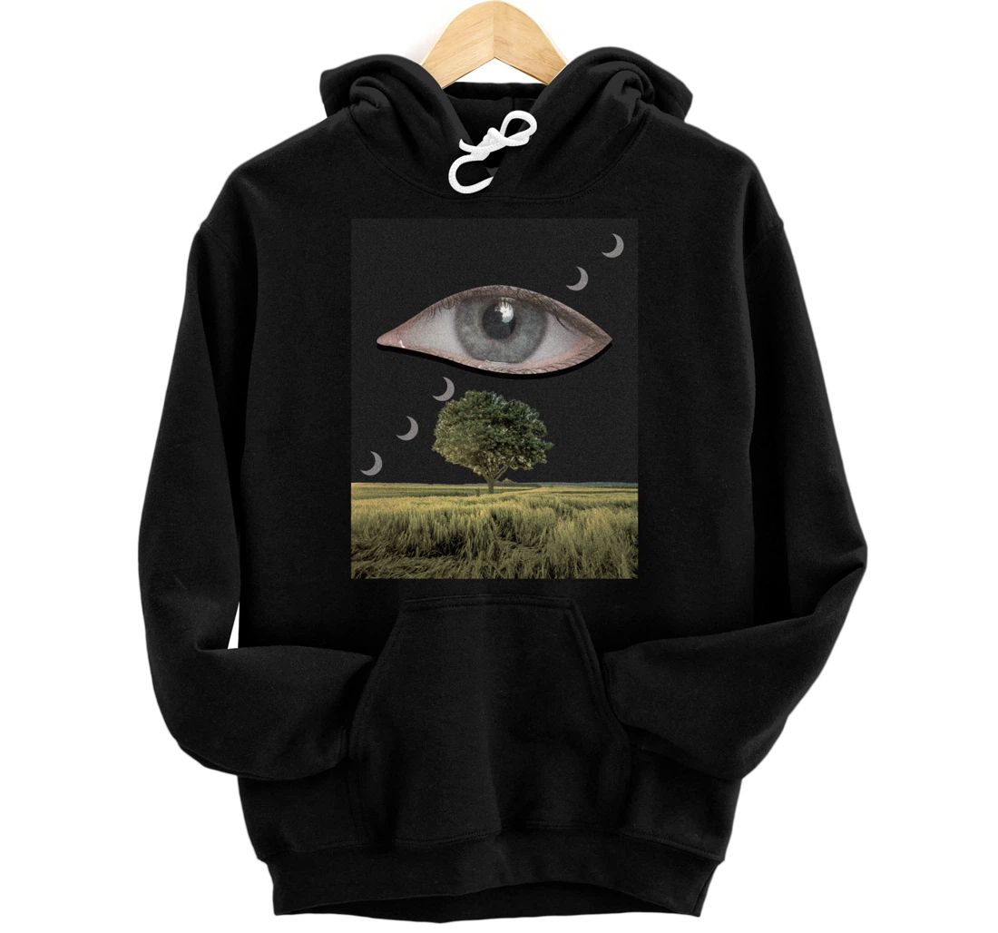  Weirdcore Aesthetic Dreamcore Oddcore Eye And Crescent Moons  Pullover Hoodie : Clothing, Shoes & Jewelry