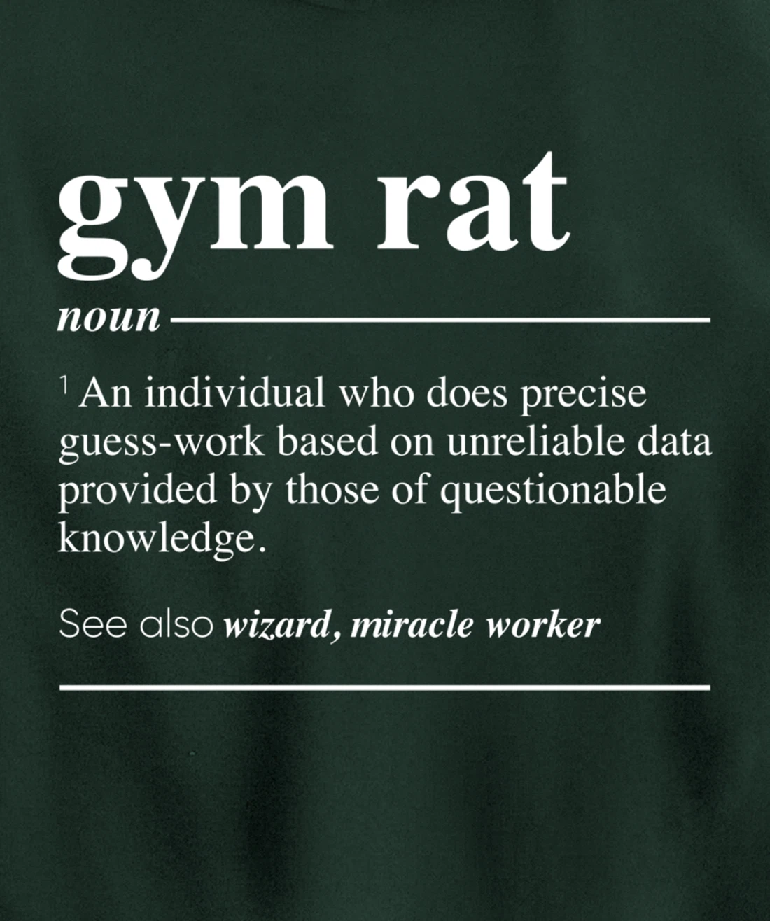 Gym Rat Noun Shirt Funny Gym Shirt Gym Rat Definition Tee 