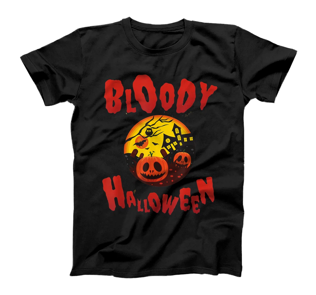 Personalized Bloody Halloween - Blooidy Halloween Scary T-Shirt, Women T-Shirt