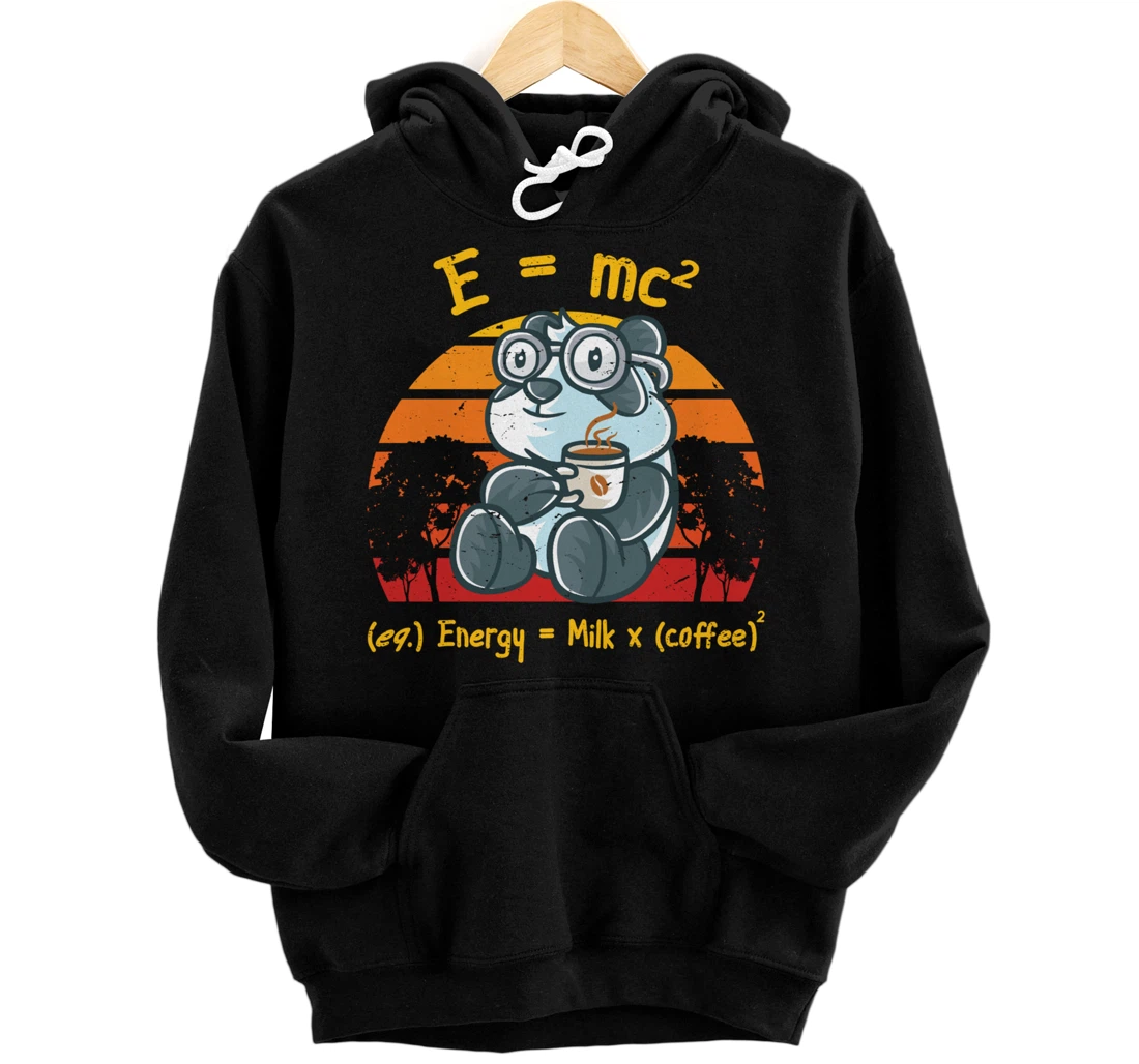 Coffee Nerd Math Formula Teacher Coffee Mug Panda Bear Pullover Hoodie