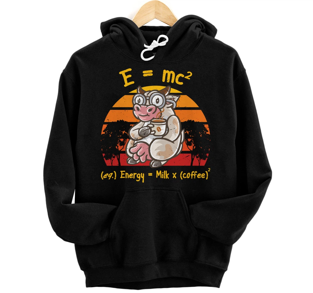 Coffee Nerd Math Formula Teacher Coffee Mug Cow Farmer Farm Pullover Hoodie