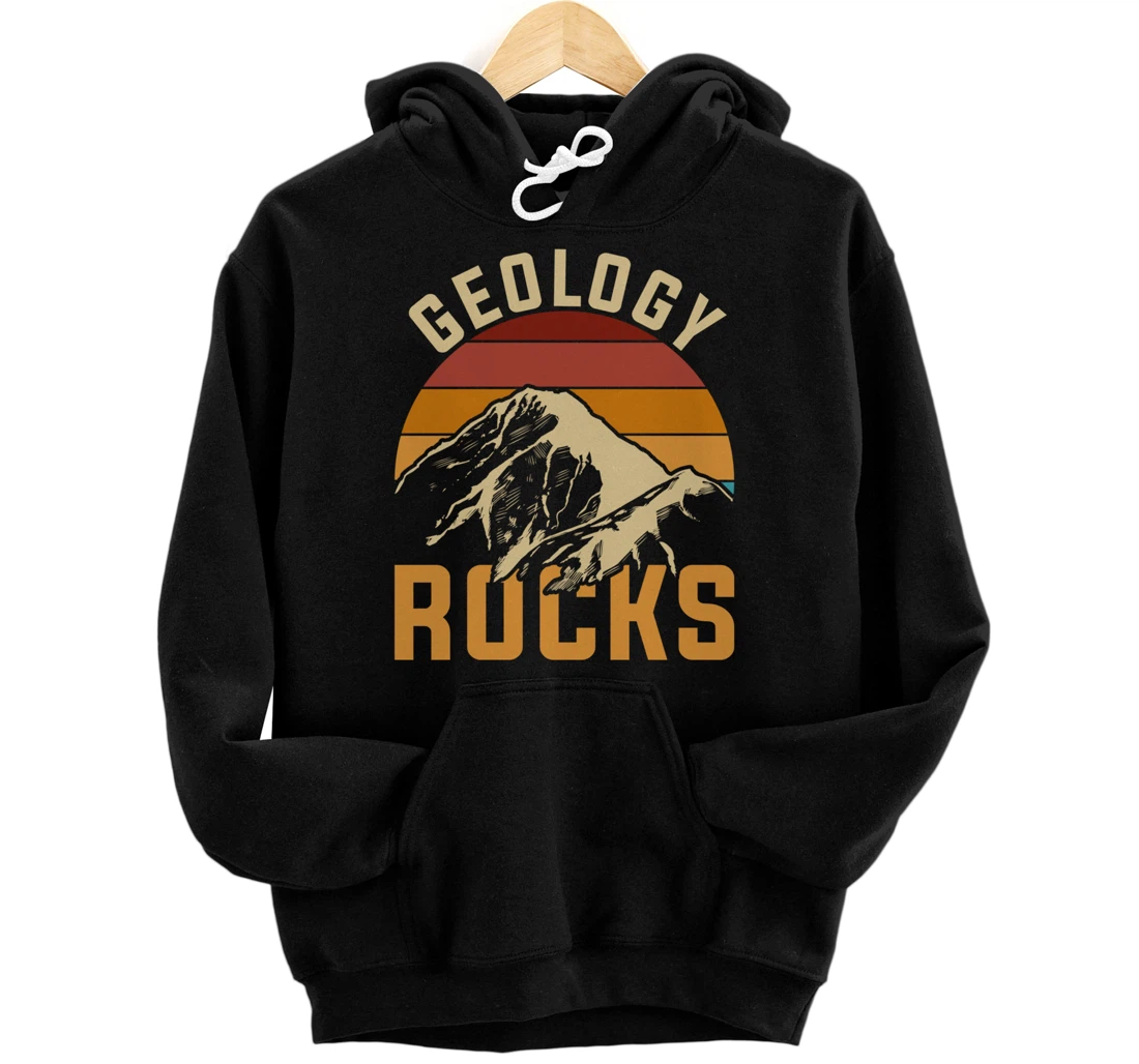 Personalized Geology Rocks Rock Collector Paleontologist Funny Geologist Pullover Hoodie