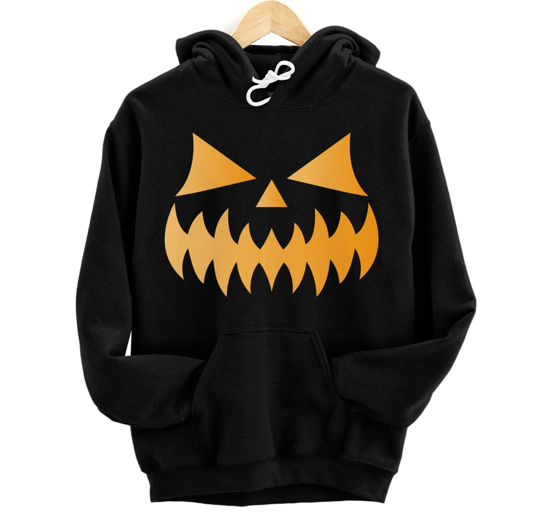 Halloween Pumpkin Face Jack O Lantern This Is Halloween Pullover Hoodie