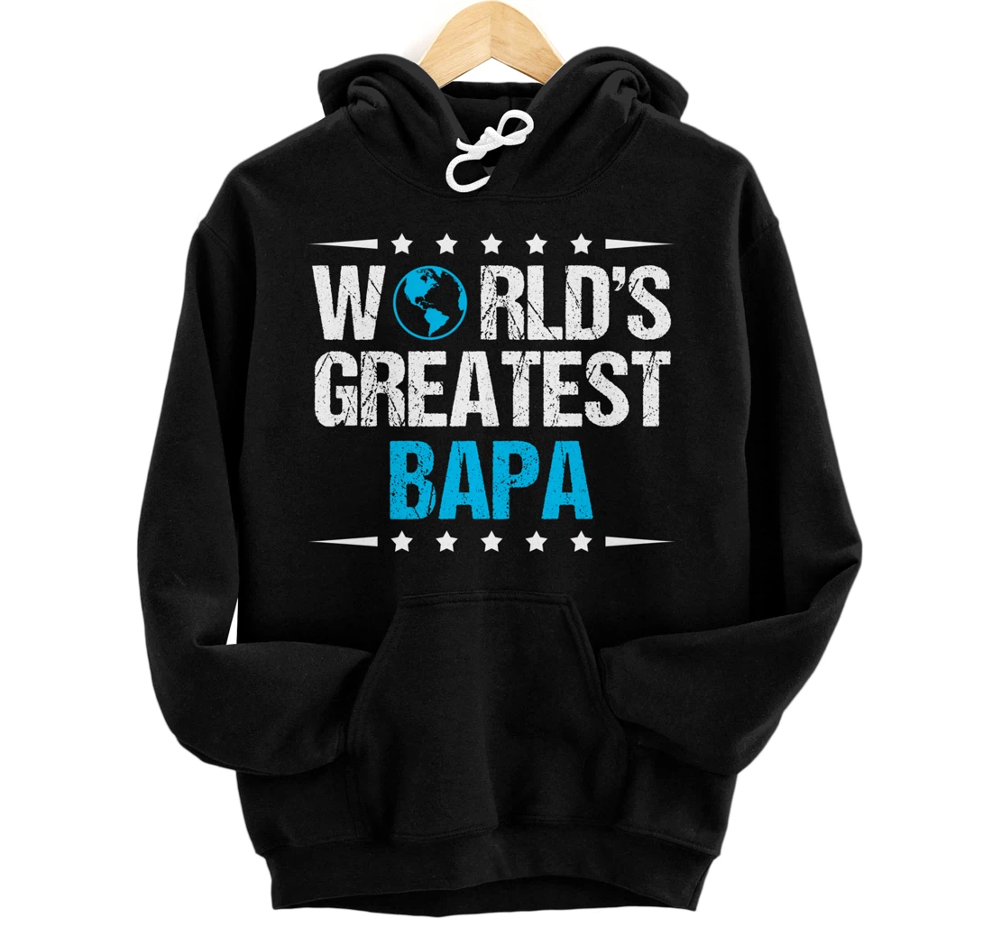 Personalized World's Greatest Bapa Pullover Hoodie