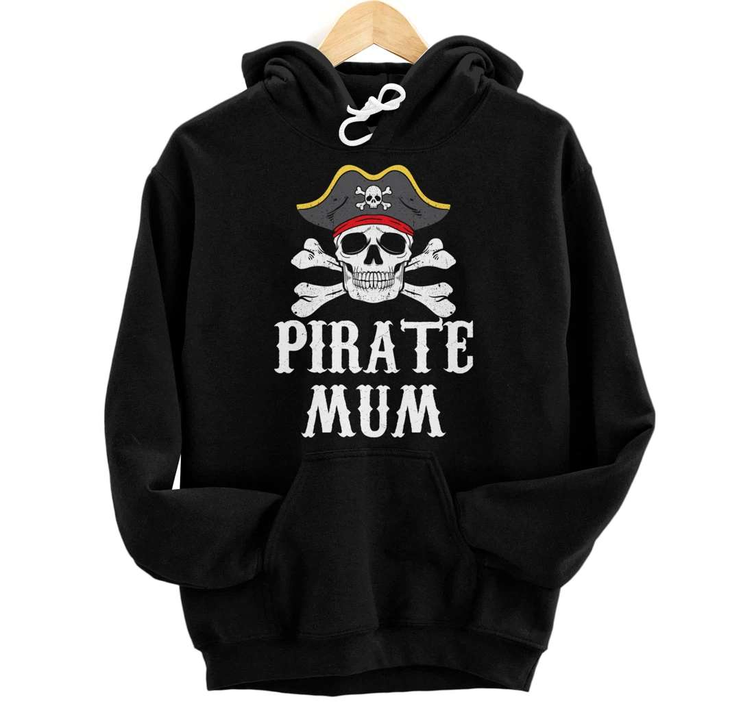 Personalized Pirate Mum Mother Matching Family Halloween Pullover Hoodie