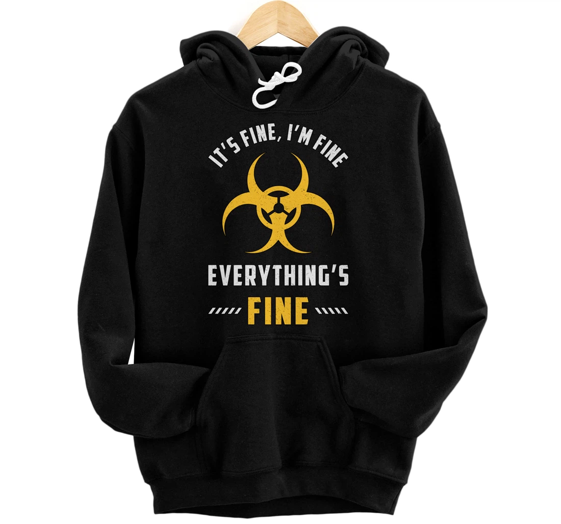 Personalized It's Fine I'm Fine Everything's Fine Radiology Xray Tech Pullover Hoodie