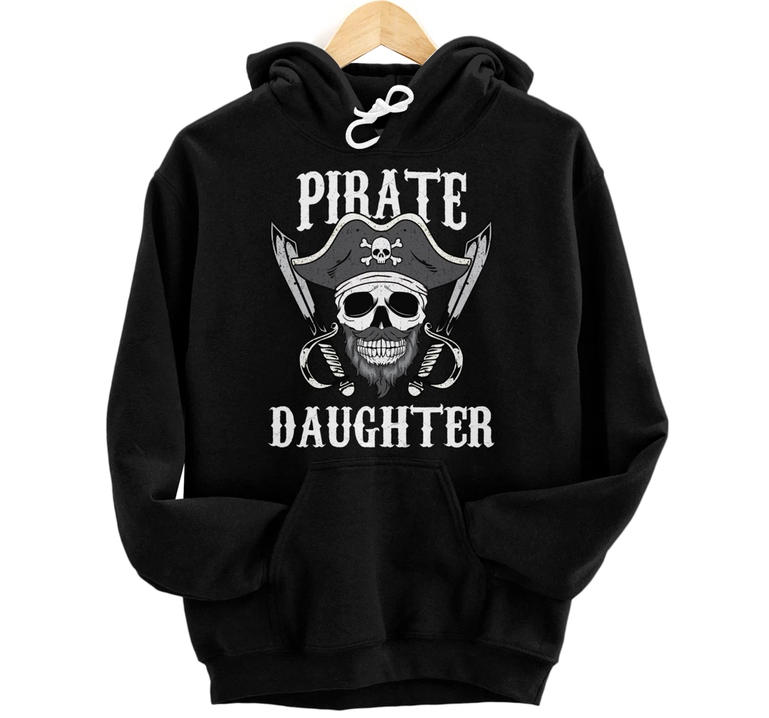 Personalized Pirate Daughter Matching Family Halloween Pullover Hoodie