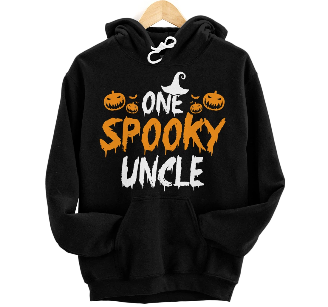 Personalized One Spooky Uncle Matching Family Halloween Pullover Hoodie