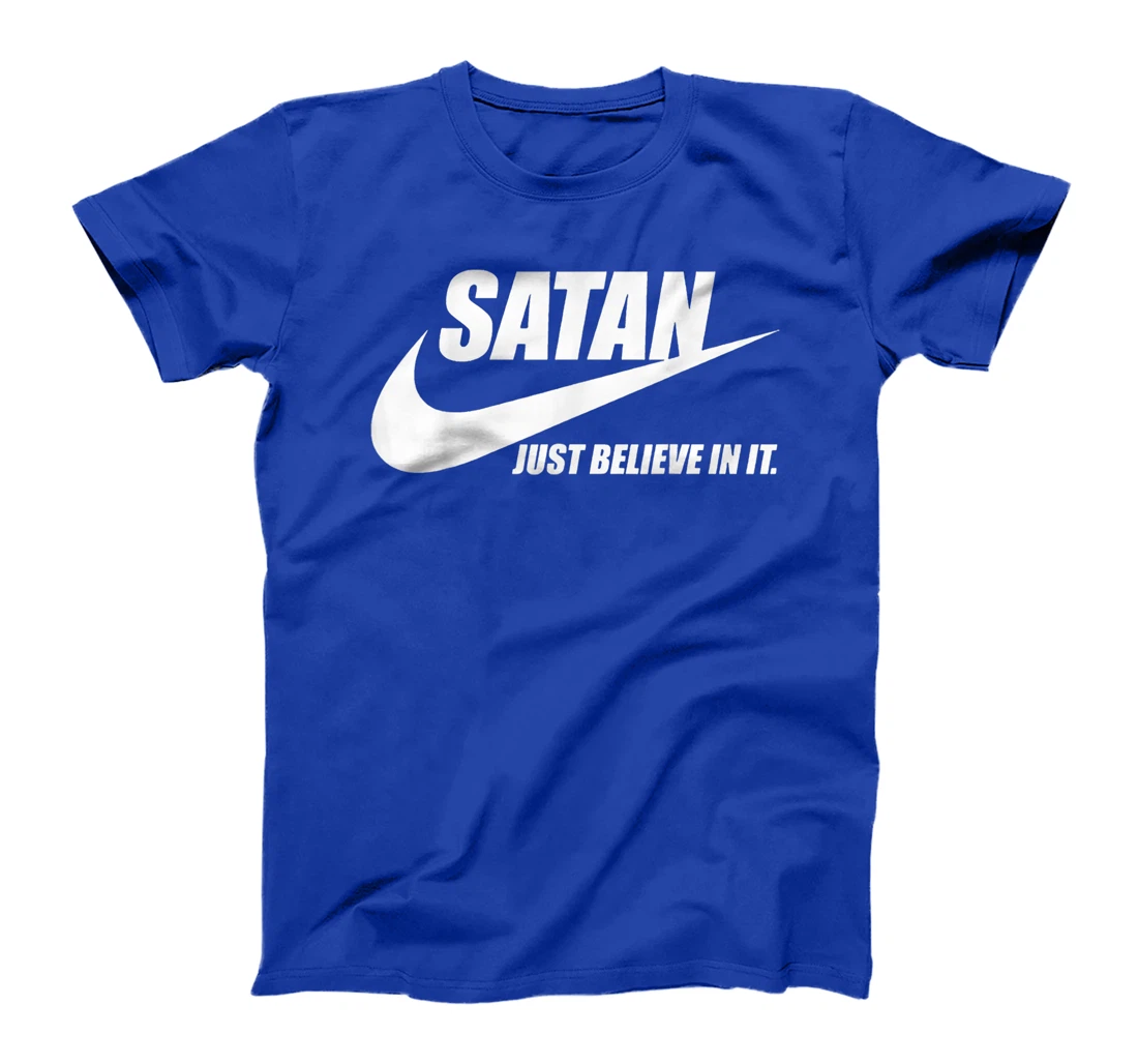 SATAN JUST BELIEVE T-Shirt, Women T-Shirt All Print AZ