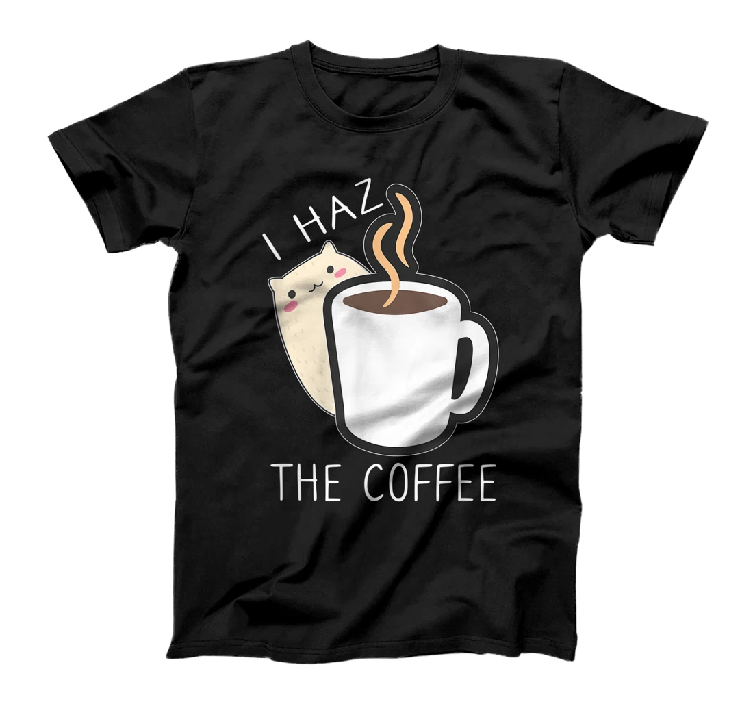 Coffee and Orange Cat Funny Coffee Mug T-Shirt, Kid T-Shirt and Women T-Shirt