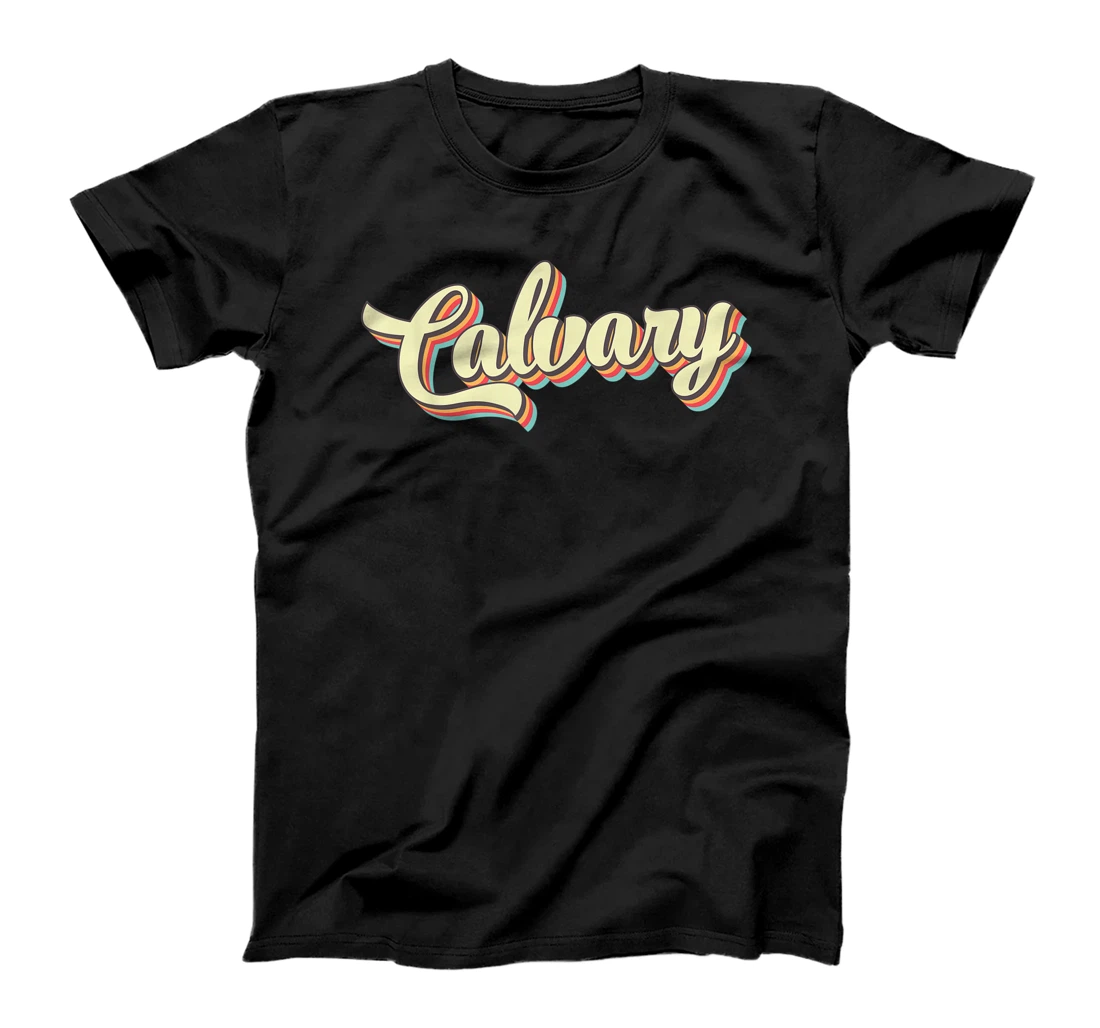 Personalized Calvary TShirt Retro Art Baseball Font Vintage T-Shirt, Kid T-Shirt and Women T-Shirt