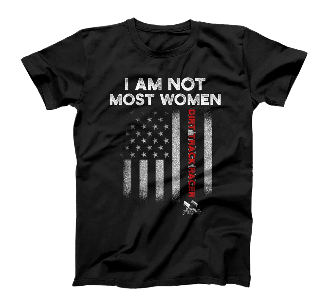 Personalized Dirt Track Racing Race Track Racer T-Shirt, Women T-Shirt