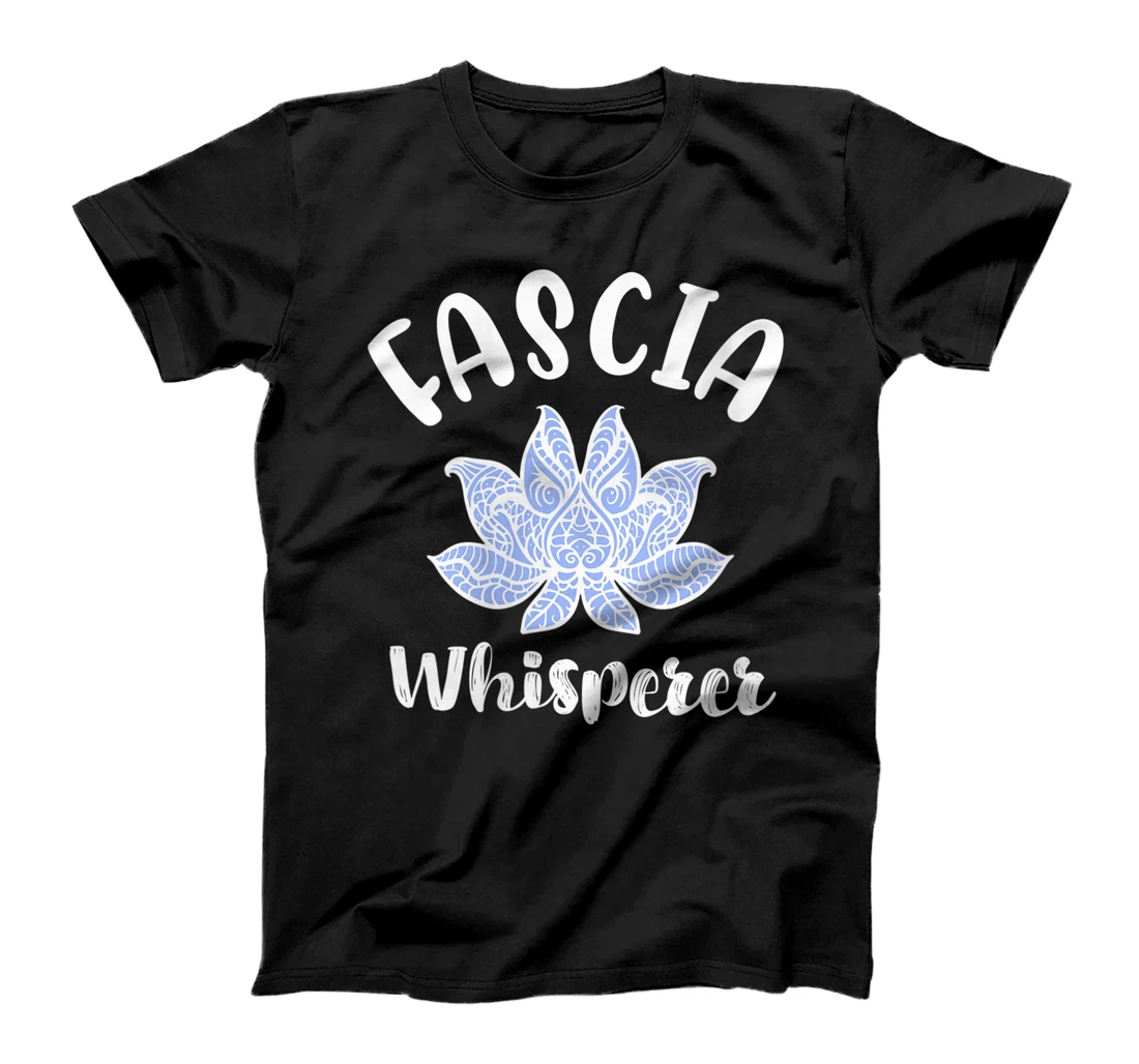 Personalized Womens Massage Therapy Fascia Whisperer Myofascial Lotus Flower T-Shirt, Women T-Shirt