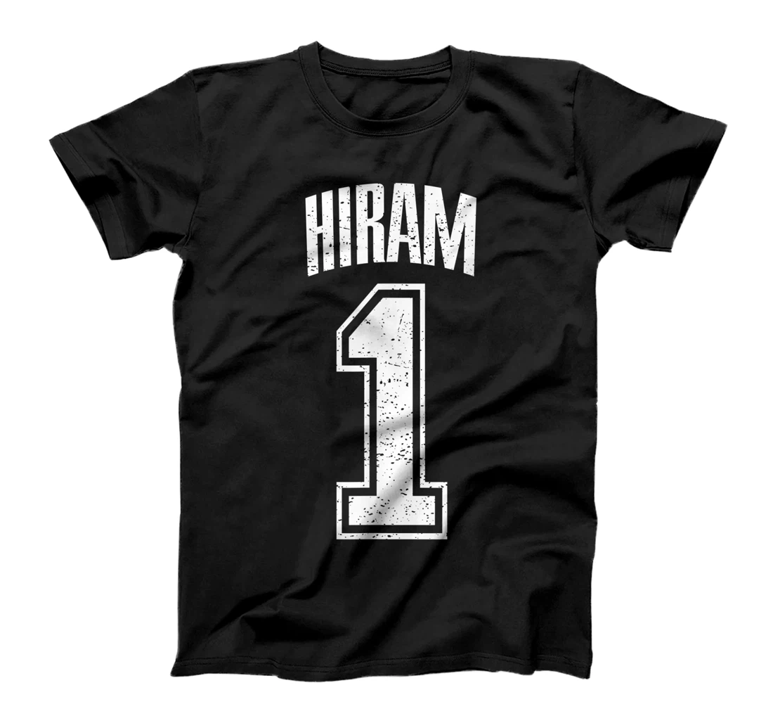 Personalized Hiram Supporter Number 1 Greatest Fan T-Shirt, Kid T-Shirt and Women T-Shirt