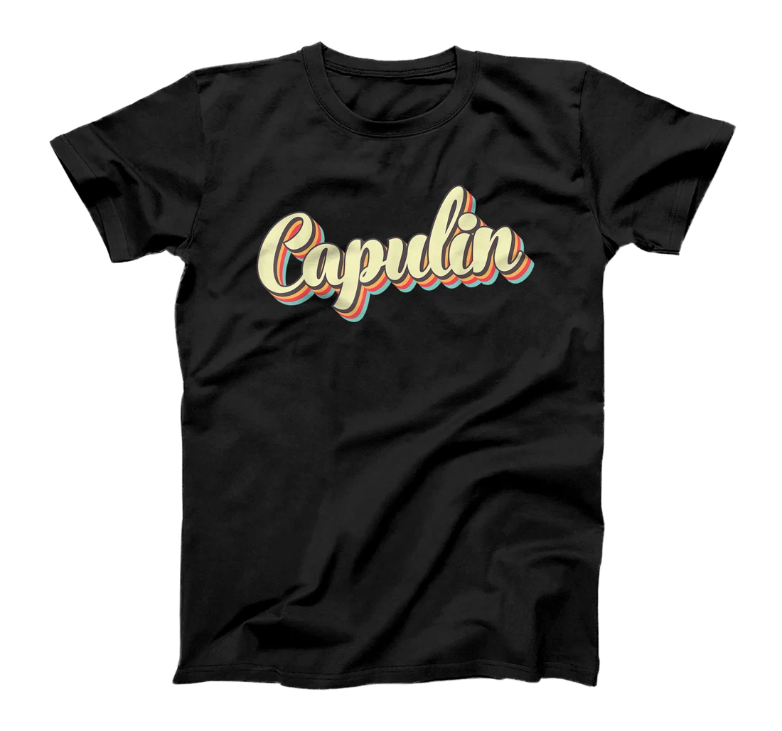 Personalized Capulin TShirt Retro Art Baseball Font Vintage T-Shirt, Kid T-Shirt and Women T-Shirt