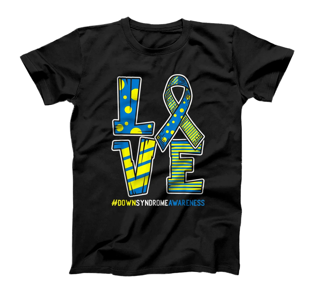 Personalized Love T21 Down Syndrome Awareness T-Shirt, Women T-Shirt