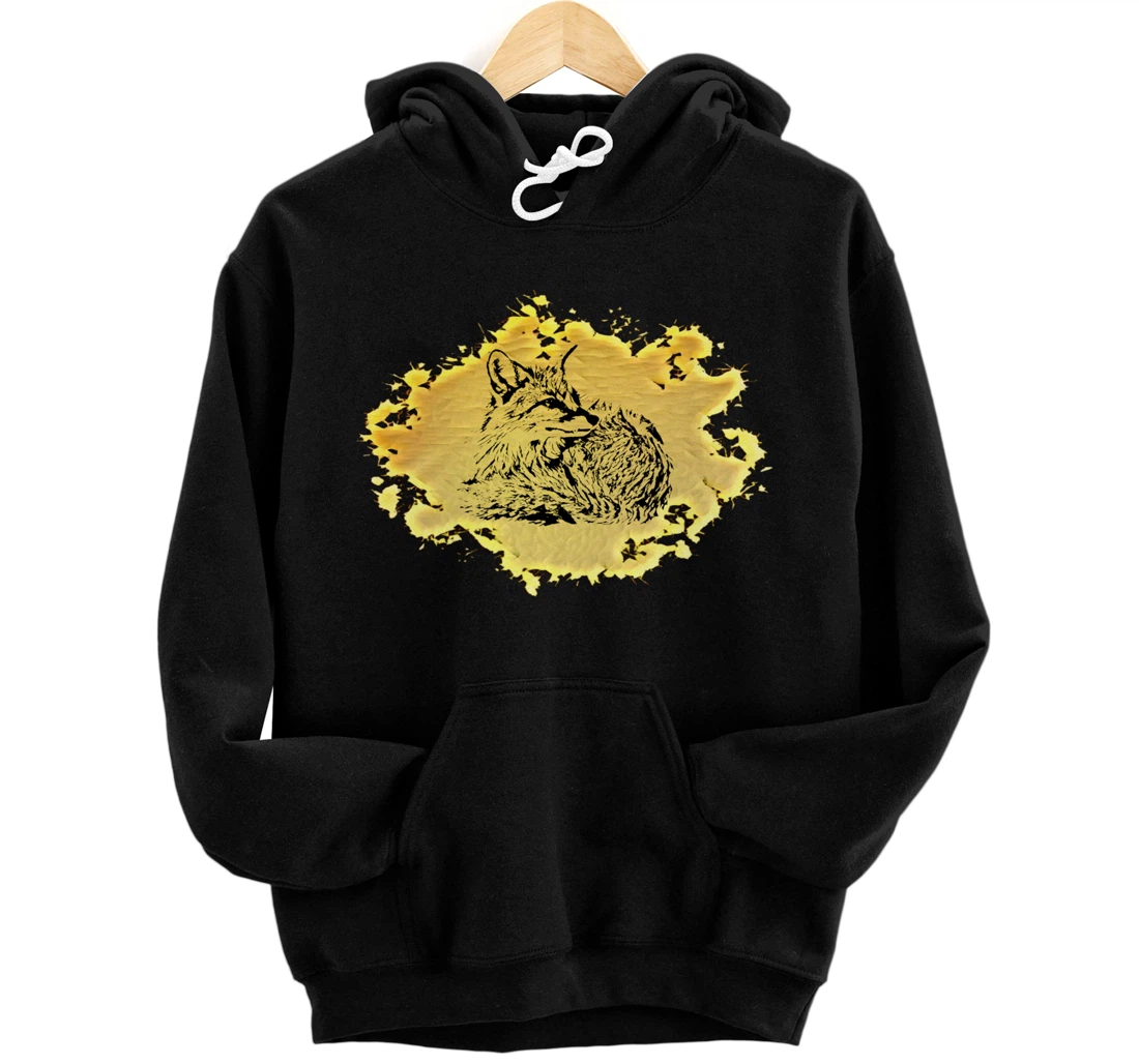 Personalized Fox Sly Animal colorful Forest Animals Design Foxes Pullover Hoodie
