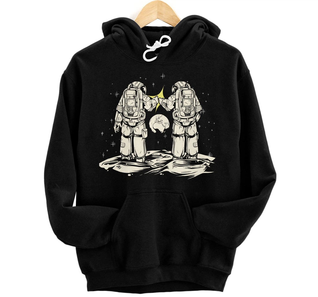 Personalized Astronaut Gift Space Astronauts Fist Pullover Hoodie