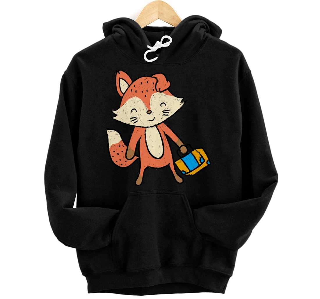 Personalized Lexi Lu - The Floppy Ear Fox - Travel Pullover Hoodie
