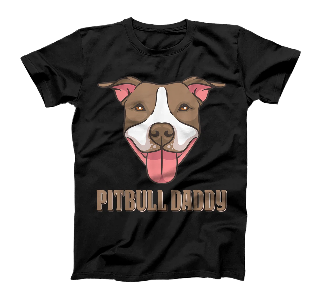 Personalized Mens pit bull dog pitbull face tee pitbull lover tee pitbull T-Shirt