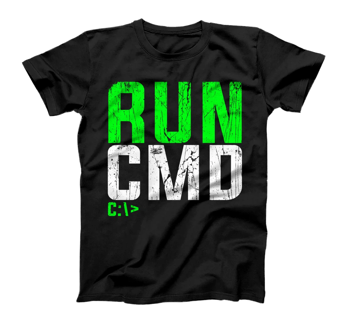 Personalized RUN CMD Computer Scientist System Admin Gift T-Shirt