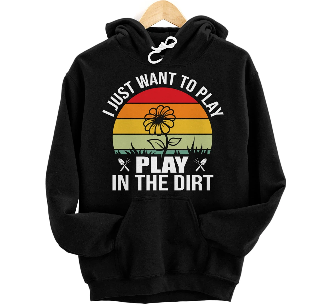 Personalized Fun garden design for hobby gardeners with plants Pullover Hoodie
