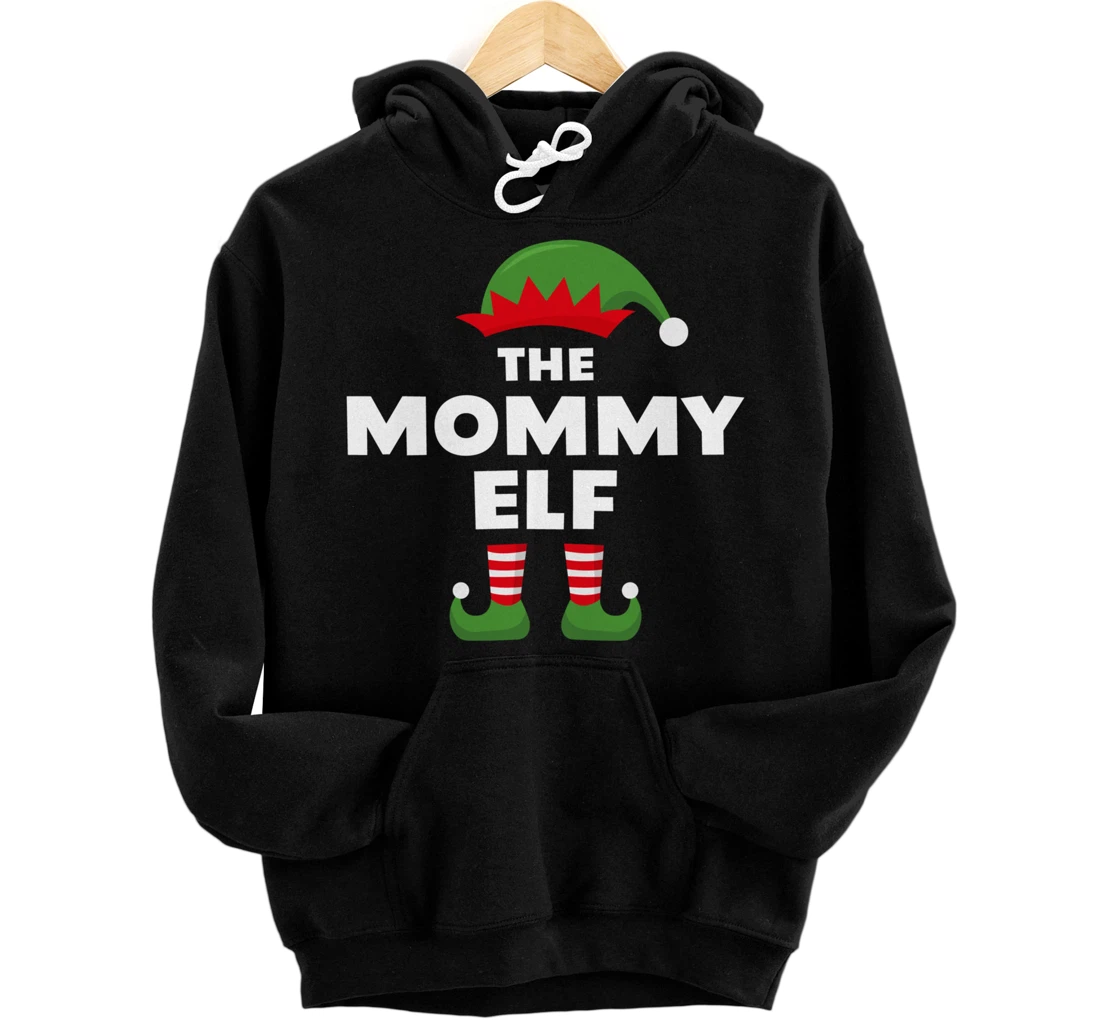 Personalized The Mommy Elf Pullover Hoodie