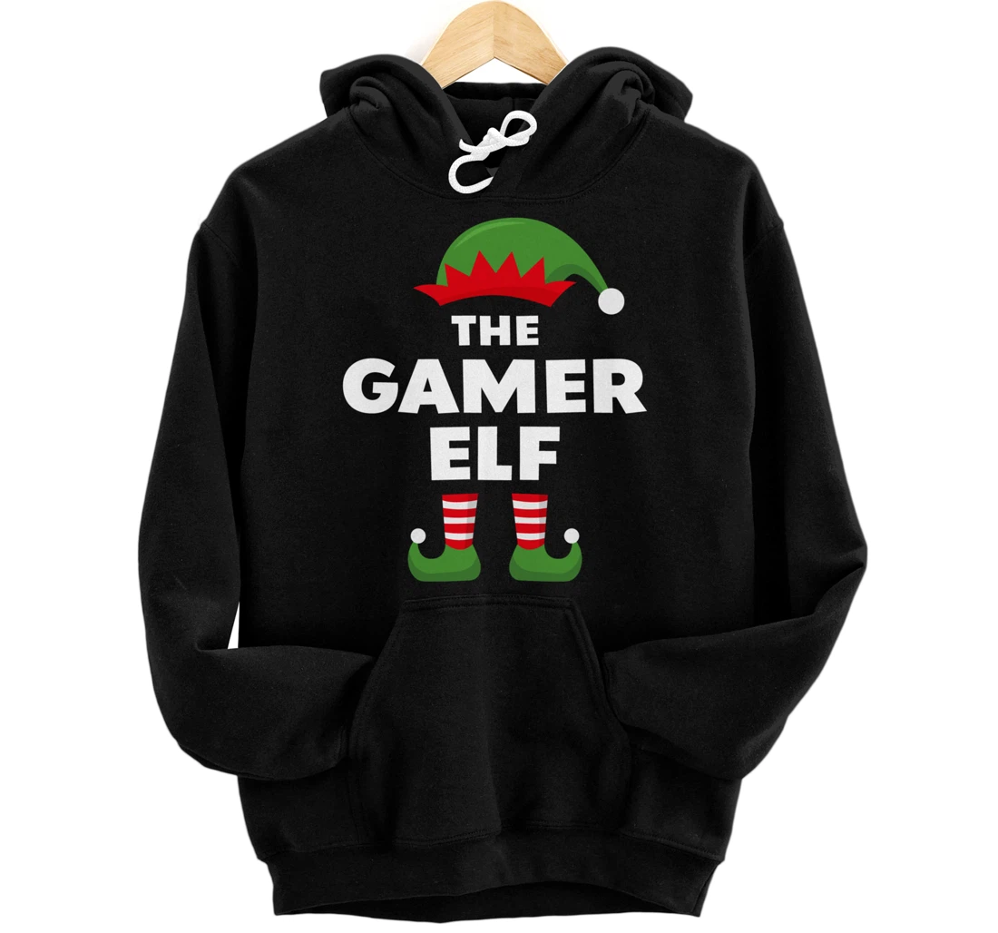 Personalized The Gamer Elf Pullover Hoodie