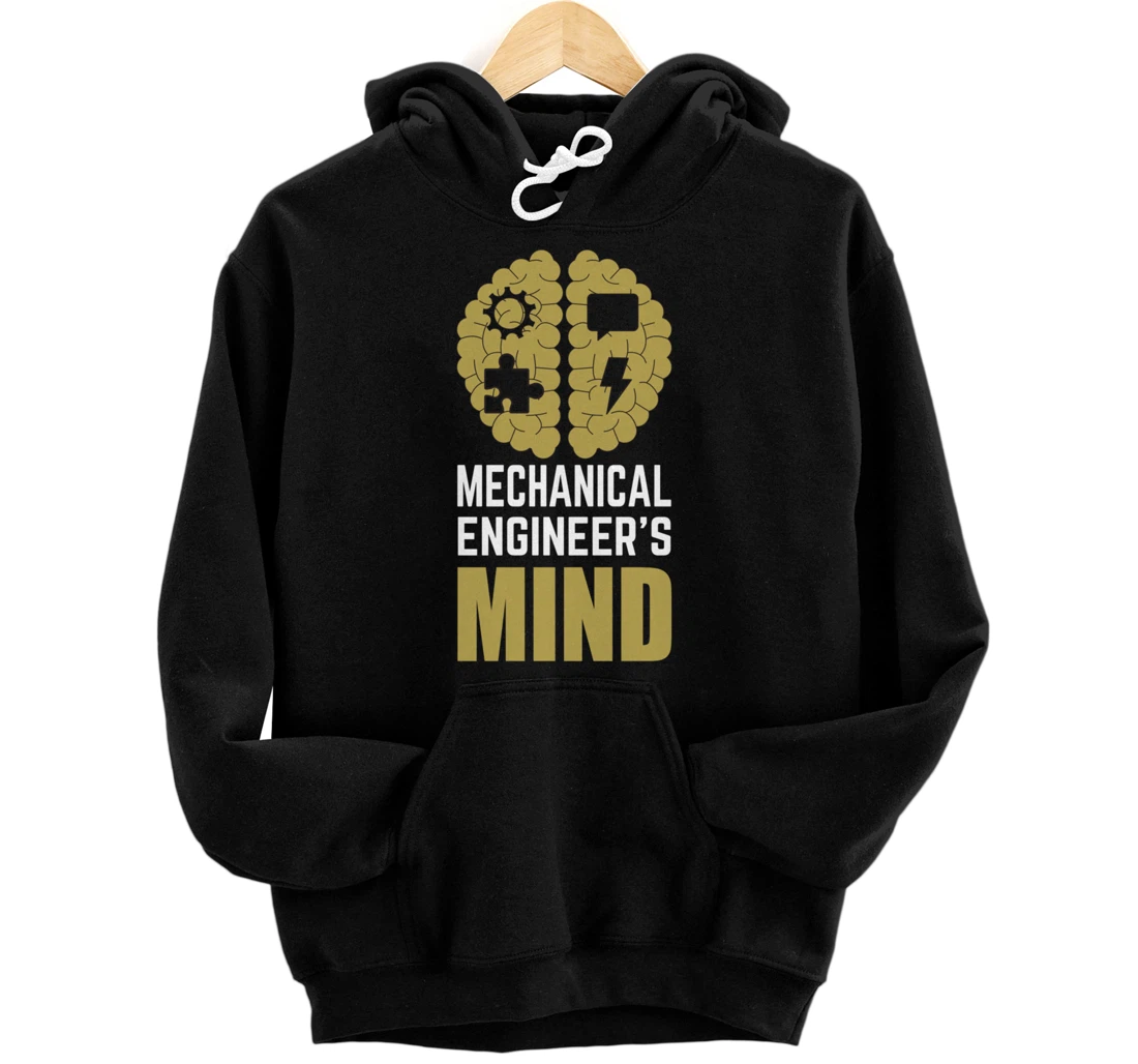 Personalized Mechanical Engineer's Mind Mechanic Pullover Hoodie