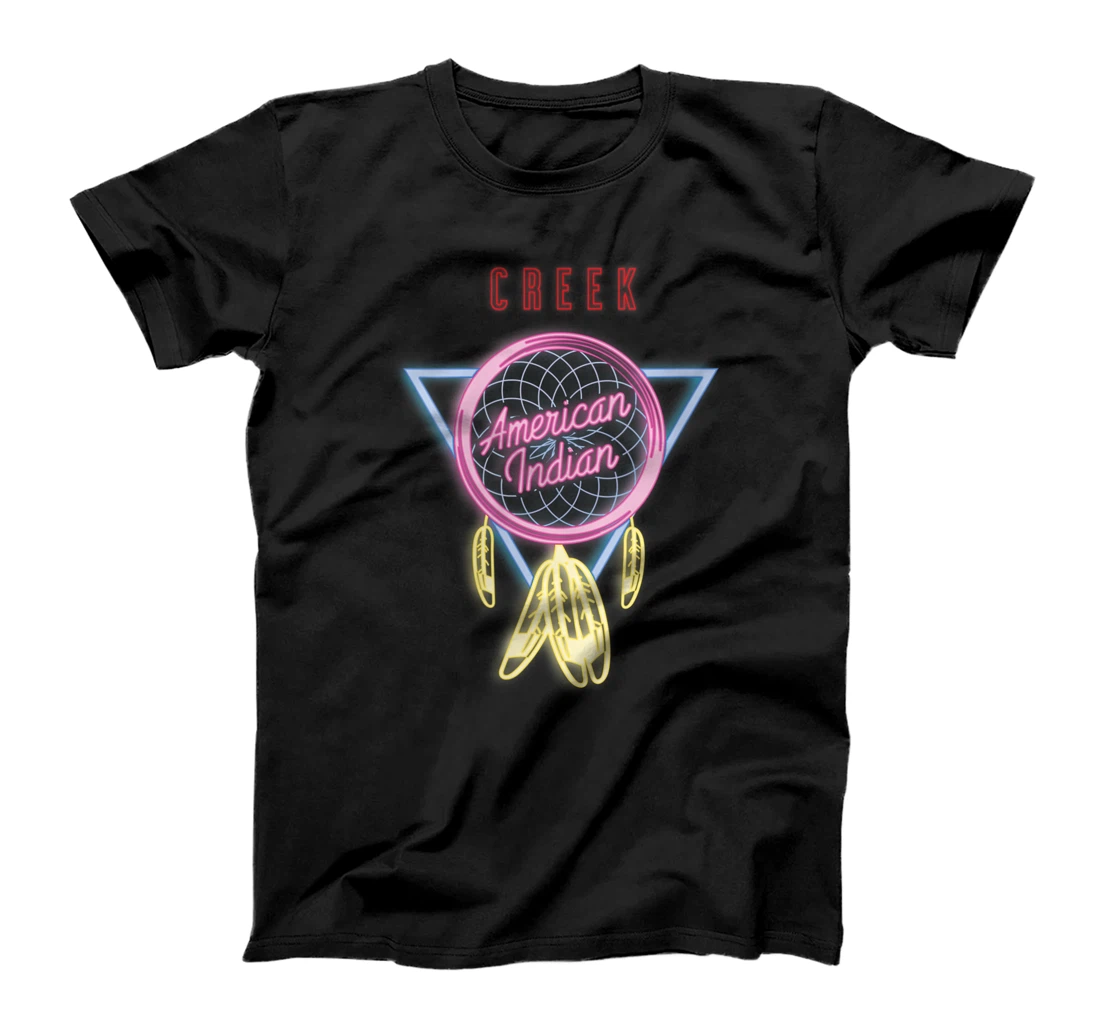 Personalized Womens Creek American Indian Tribe Fun Retro Dreamcatcher T-Shirt, Women T-Shirt