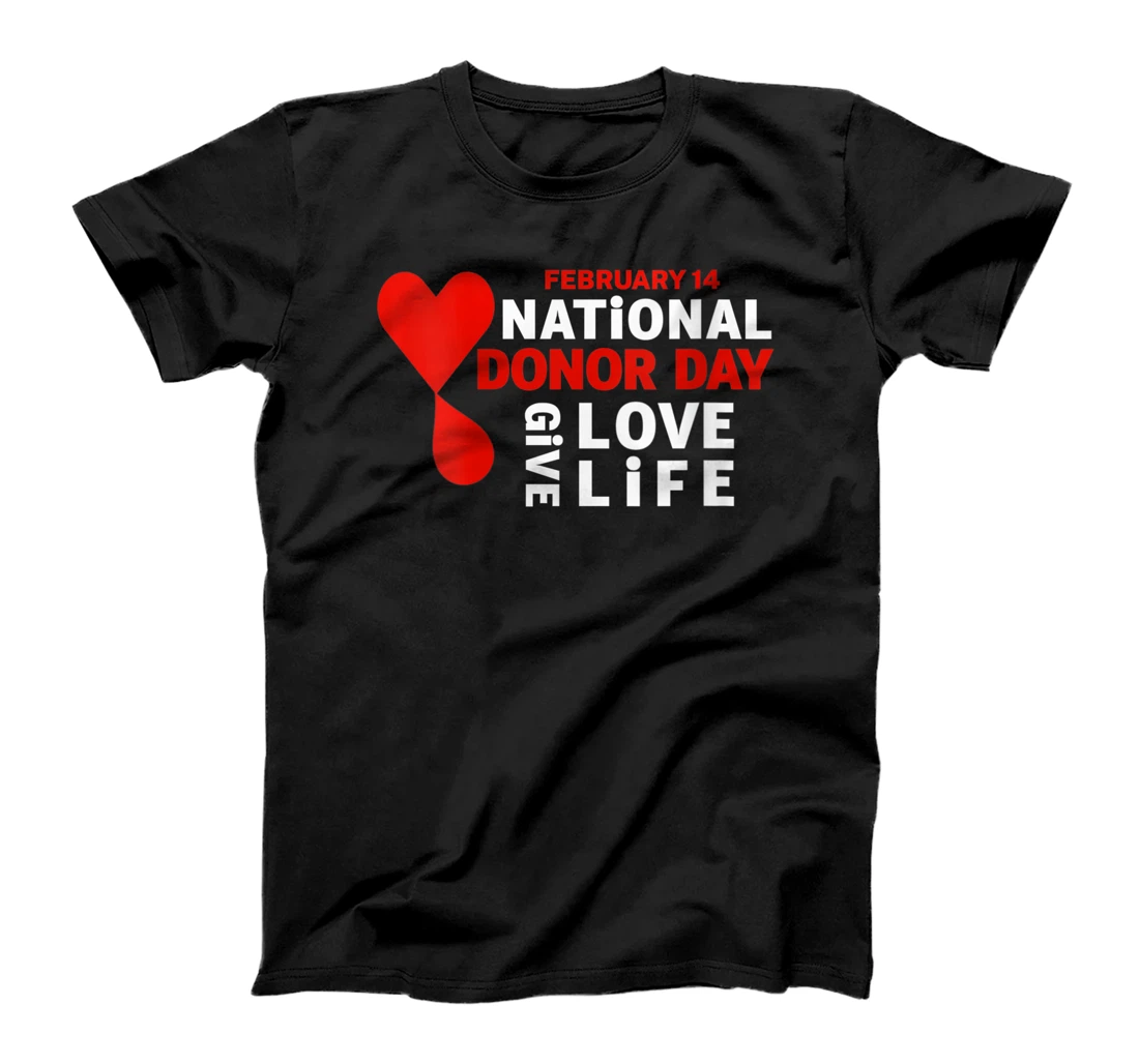 Personalized Womens National Donor Day T-Shirt, Women T-Shirt