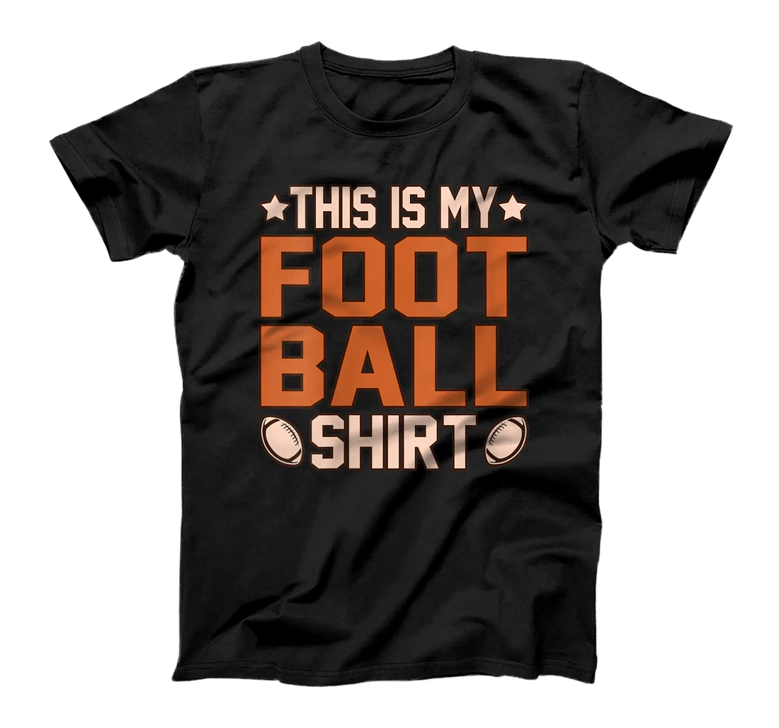 Personalized Womens This Is My Football Player Footballer Coach Game Day Graphic T-Shirt, Women T-Shirt