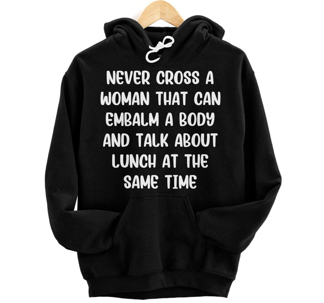 Personalized Womens Mortician for Women Embalmer Funeral Director Pullover Hoodie