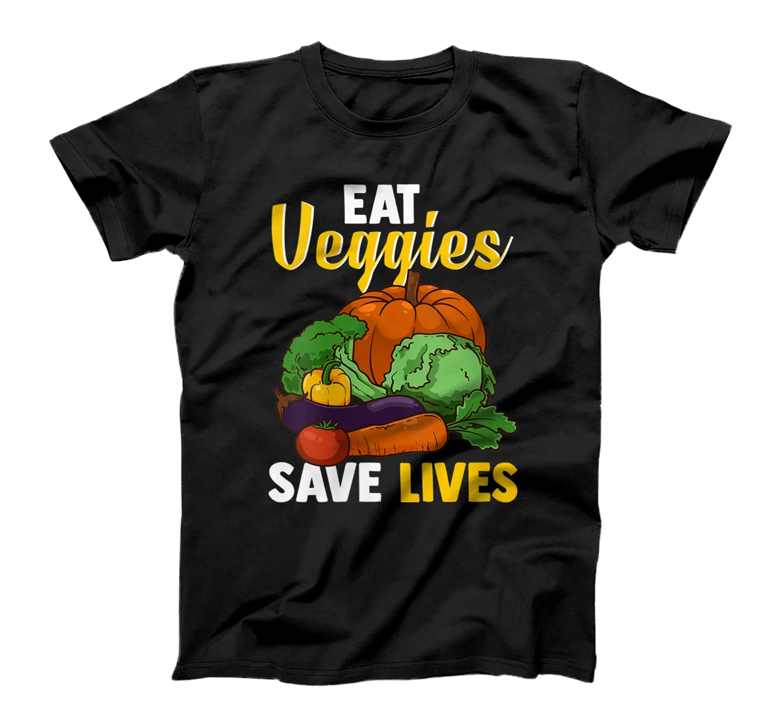 Personalized Womens Eat Veggies Save Lives World Vegan Day Vegetarian T-Shirt, Women T-Shirt