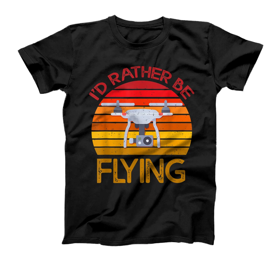 Personalized Airplane Decor Aviation Pilot Fly I'd Rather Be Flying T-Shirt, Kid T-Shirt and Women T-Shirt