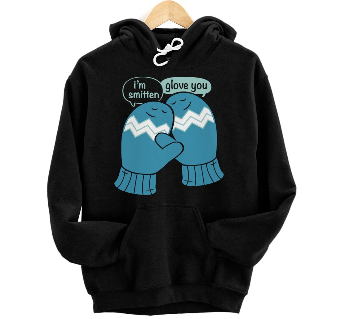 Personalized I'm Smitten The Were Made To Be Together Funny Xmas Pjama Pullover Hoodie