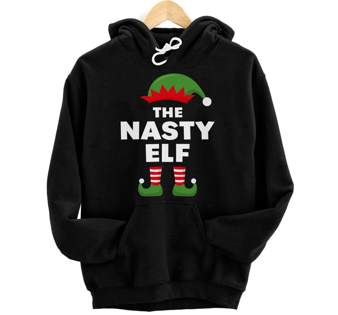 Personalized The Nasty Elf Pullover Hoodie