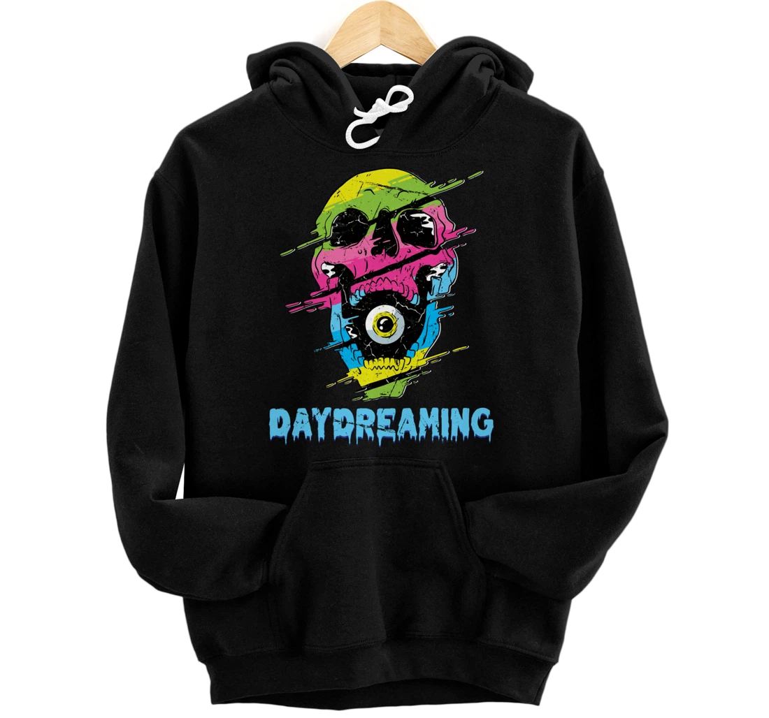 Personalized Psychedelic - Daydreaming - Indie Aesthetic - Vaporwave Pullover Hoodie