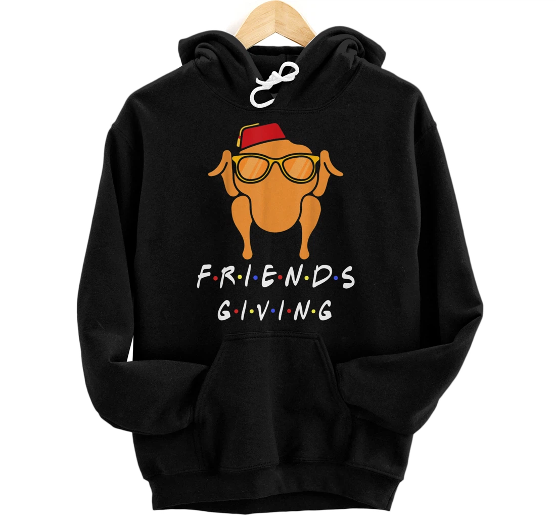 Personalized Happy Friendsgiving Shirt Turkey Friends Giving Funny Pullover Hoodie