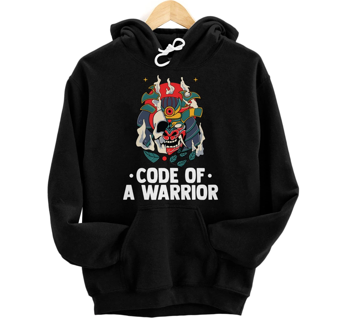 Personalized Samurais - Code Of A Warrior - Otaku - Shogun - Dragons Pullover Hoodie