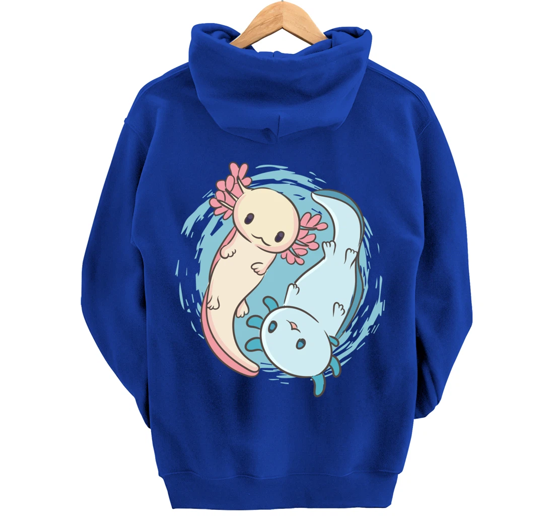 Personalized Cute Kawaii Anime Yin Yang Axolotl Axolotls Aesthetic