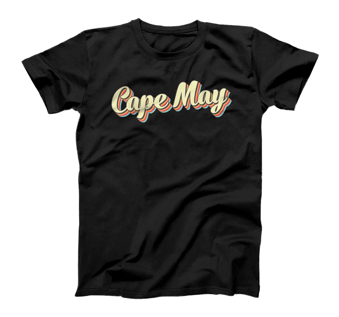 Personalized Cape May TShirt Retro Art Baseball Font Vintage T-Shirt, Kid T-Shirt and Women T-Shirt