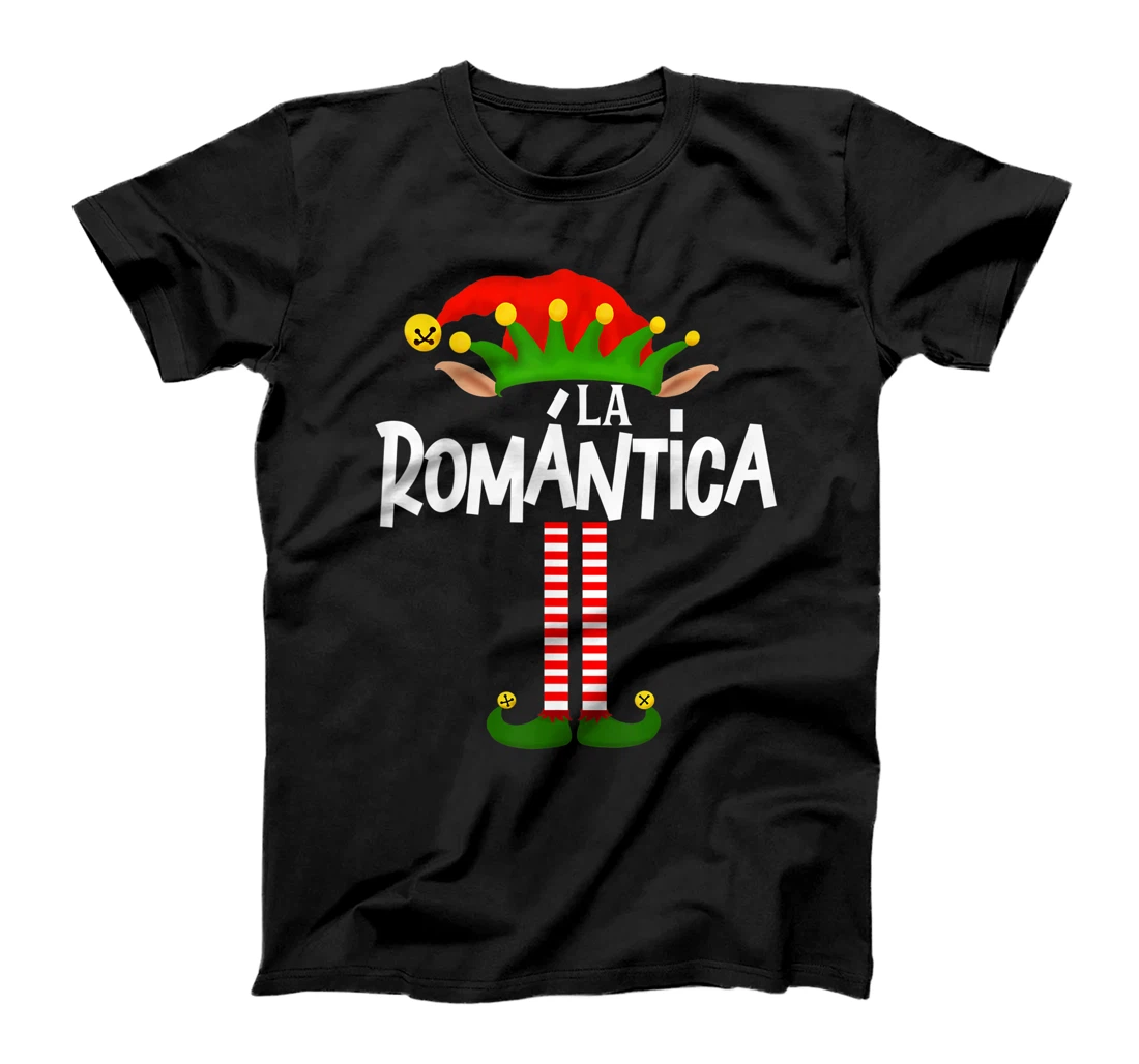 Personalized Soy La Romántica Elf Family Group Matching in Spanish T-Shirt, Women T-Shirt