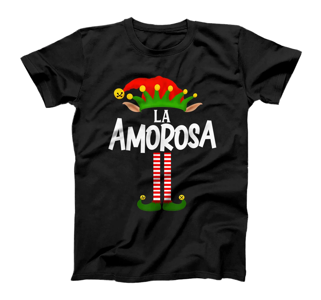 Personalized Soy La Amorosa Elf Family Group Matching in Spanish T-Shirt, Women T-Shirt