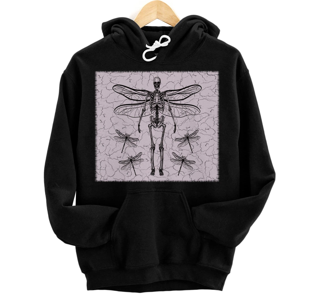 Personalized Fairycore Skeleton Grunge Aesthetic Goth Gothic Men Women Pullover Hoodie