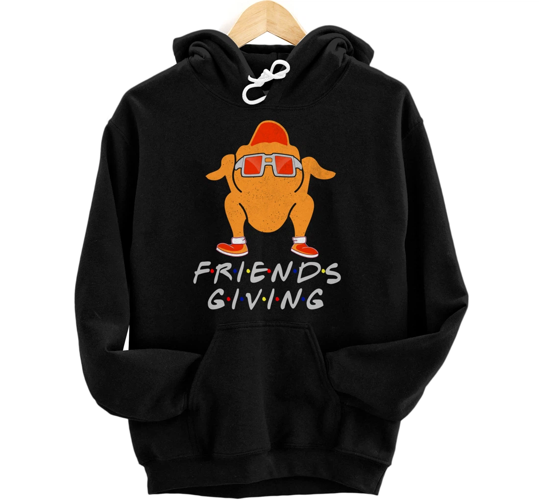 Personalized Happy Friendsgiving Shirt Turkey Friends Giving Funny Pullover Hoodie