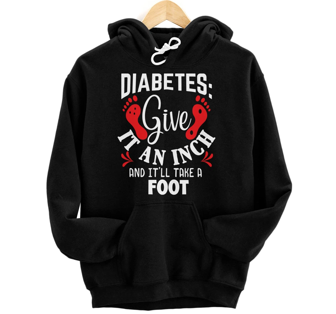 Personalized Diabetes giving the phrase i'm high a whole new meaning Pullover Hoodie