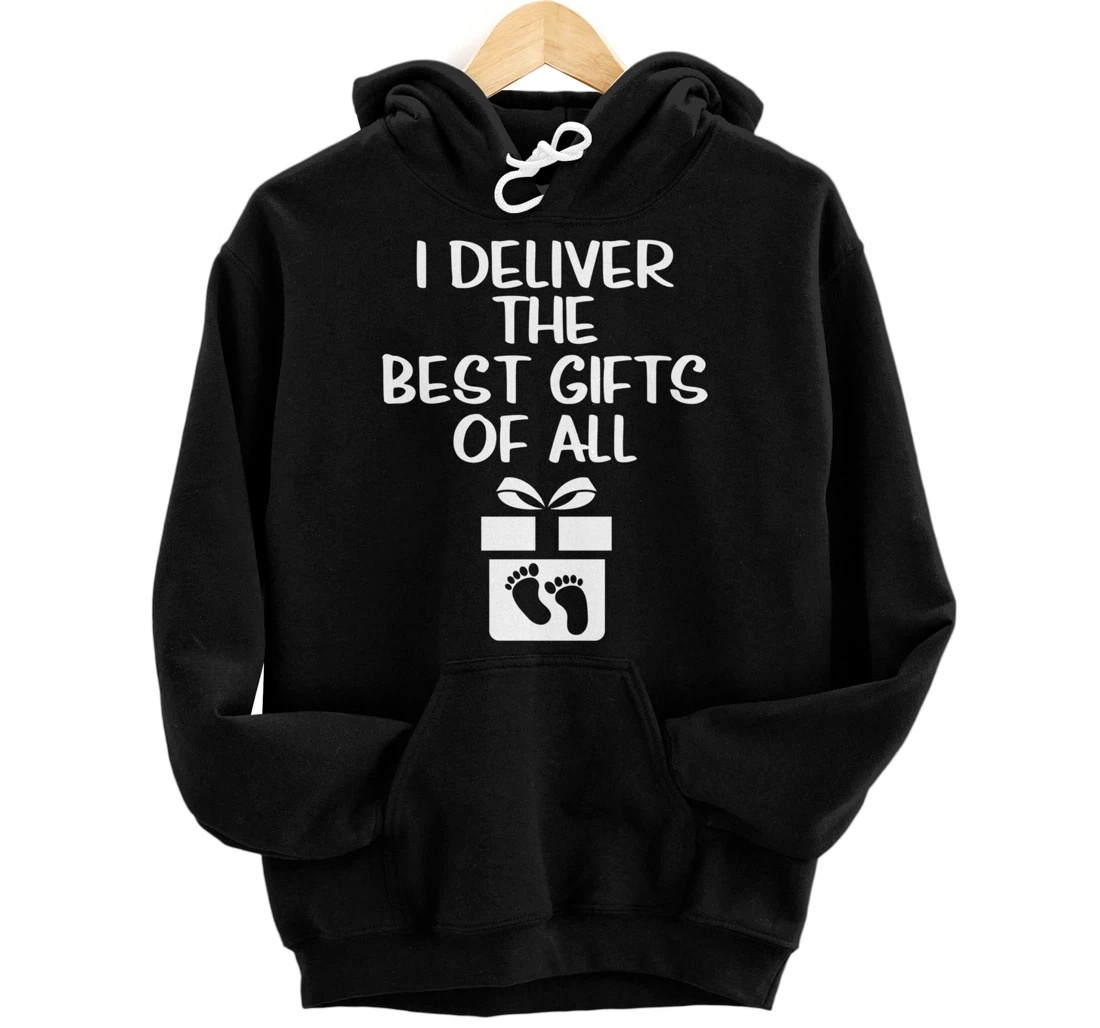 Personalized I Deliver The Best Babies Of All Xmas Labor Nurse Pregnancy Pullover Hoodie