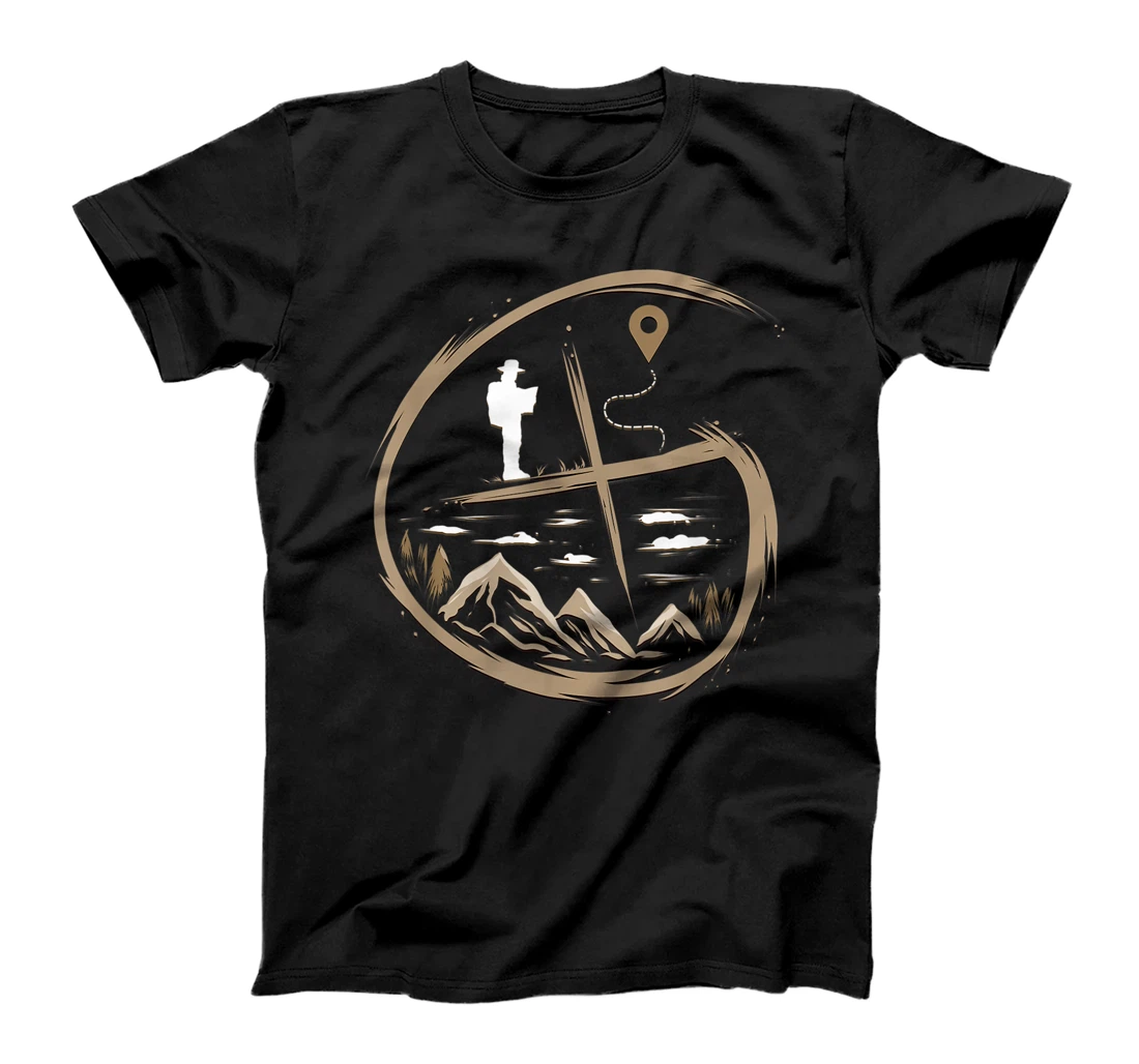 Personalized Geocache Design for Geocacher Gps Treasure Hunt Expedition T-Shirt, Women T-Shirt