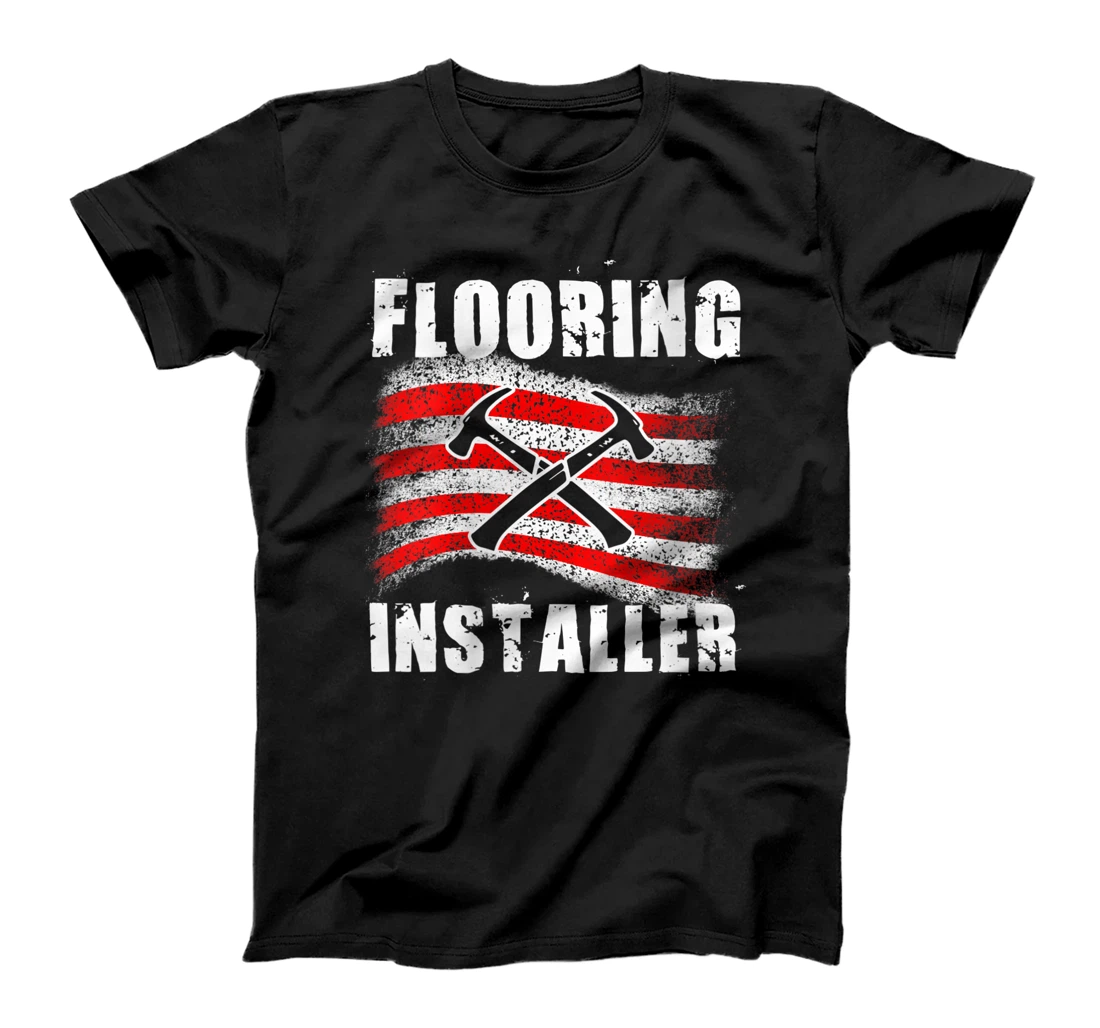 Personalized Womens Flooring Installer Contractor Floor Installation T-Shirt, Women T-Shirt